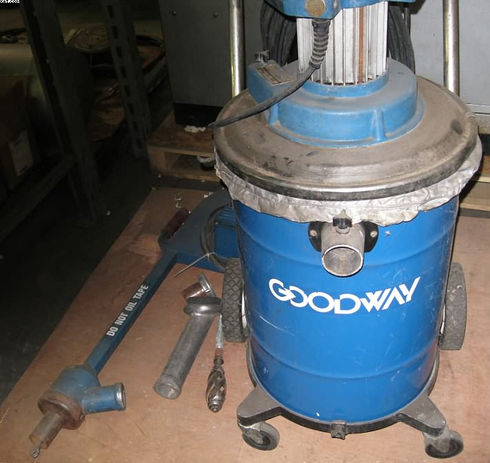 GOODWAY SootAMatic fire tube boiler cleaner & vacuum,